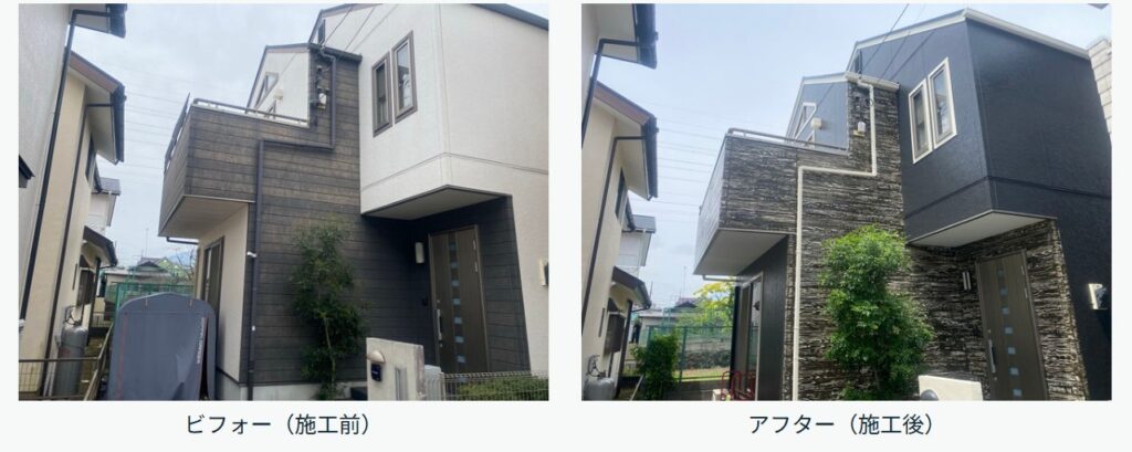 戸建ての外壁塗装事例