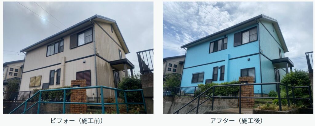 戸建ての外壁塗装事例
