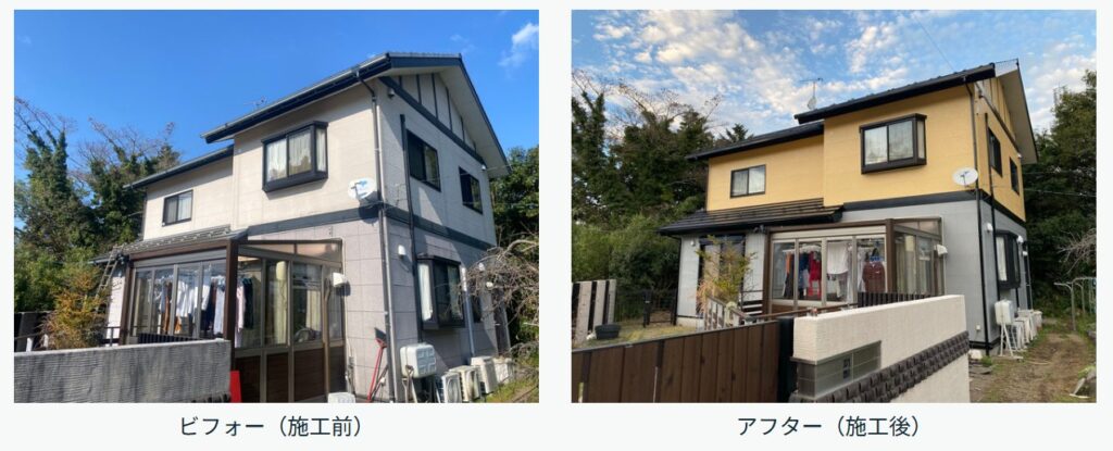 戸建ての外壁塗装事例