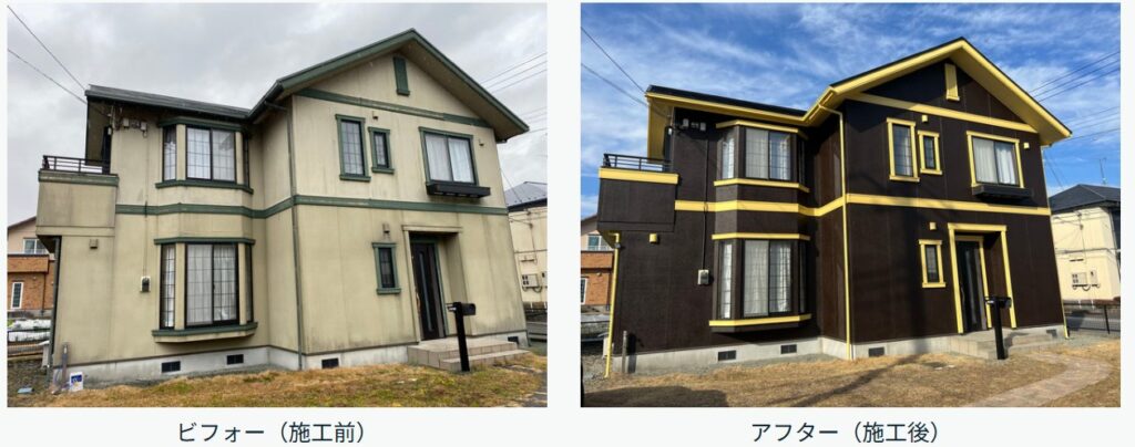 戸建ての外壁塗装事例